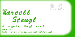 marcell stengl business card